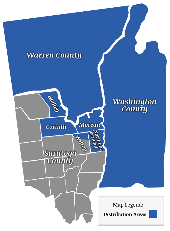 County Map of Service Area