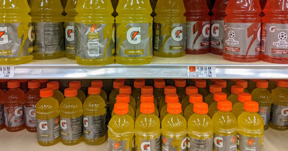 bottled Gatorade